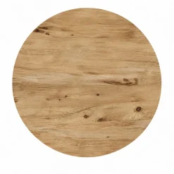 Tavoli Fissi > Dmora Tavolo Fisso 2 Posti Forma Rettangolare 120x50x105h cm, Materiale Piano in Legno Nobilitato - Sedriano Marrone Rovere Nodi