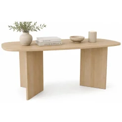 Tavoli Fissi > Dmora Tavolo Fisso 6 Posti Forma Rettangolare 120x80x74.5h cm, Materiale Piano in Legno Nobilitato - Uscio Marrone Rovere