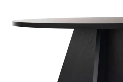 Tavoli Fissi > Dmora Tavolo Fisso 4 Posti Forma Rotondo 120x120x75h cm, Peso Supportato 60 kg - Racale Nero