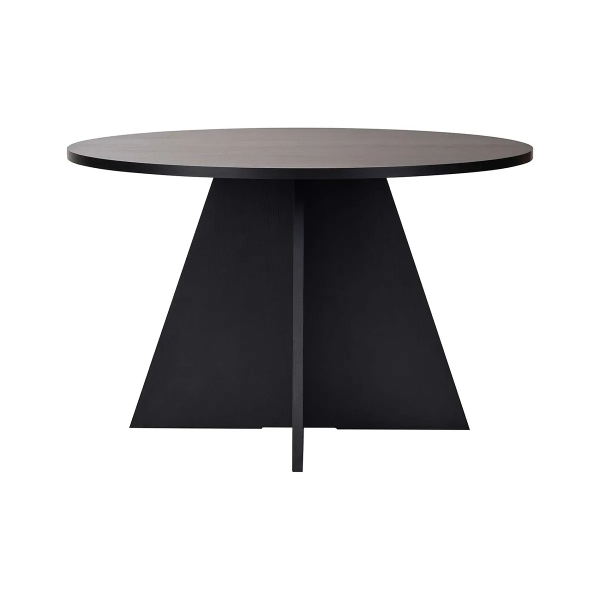 Tavoli Fissi > Dmora Tavolo Fisso 4 Posti Forma Rotondo 120x120x75h cm, Peso Supportato 60 kg - Racale Nero