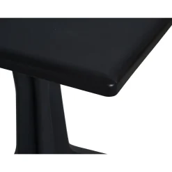 Tavoli Da Esterno|Outdoor > Dmora Tavolo per terrazzo 6 posti 70x70cm antracite - Agostini Nero Antracite