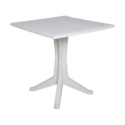 Tavolo per terrazzo 6 posti 70x70cm bianco - Agostini