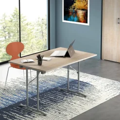 Tavolo pieghevole salvaspazio 6 posti 125x75cm legno - Aliena