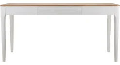 Tavolo rettangolare 8 posti bianco e marrone 180x60cm - Dindga