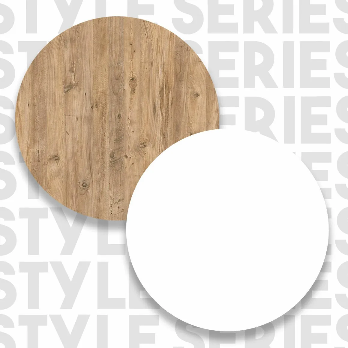 Tavolo rettangolare 2 posti con scaffale quercia e bianco 120x51cm - Pontebba