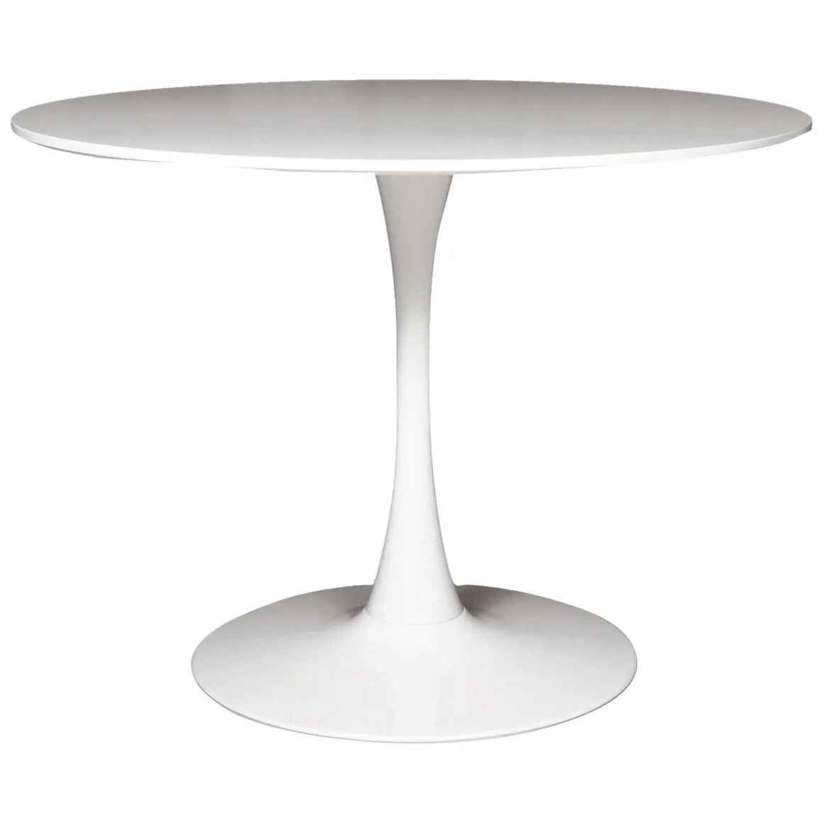 Tavolo rotondo minimal 4 posti bianco 100x100cm - Anubis