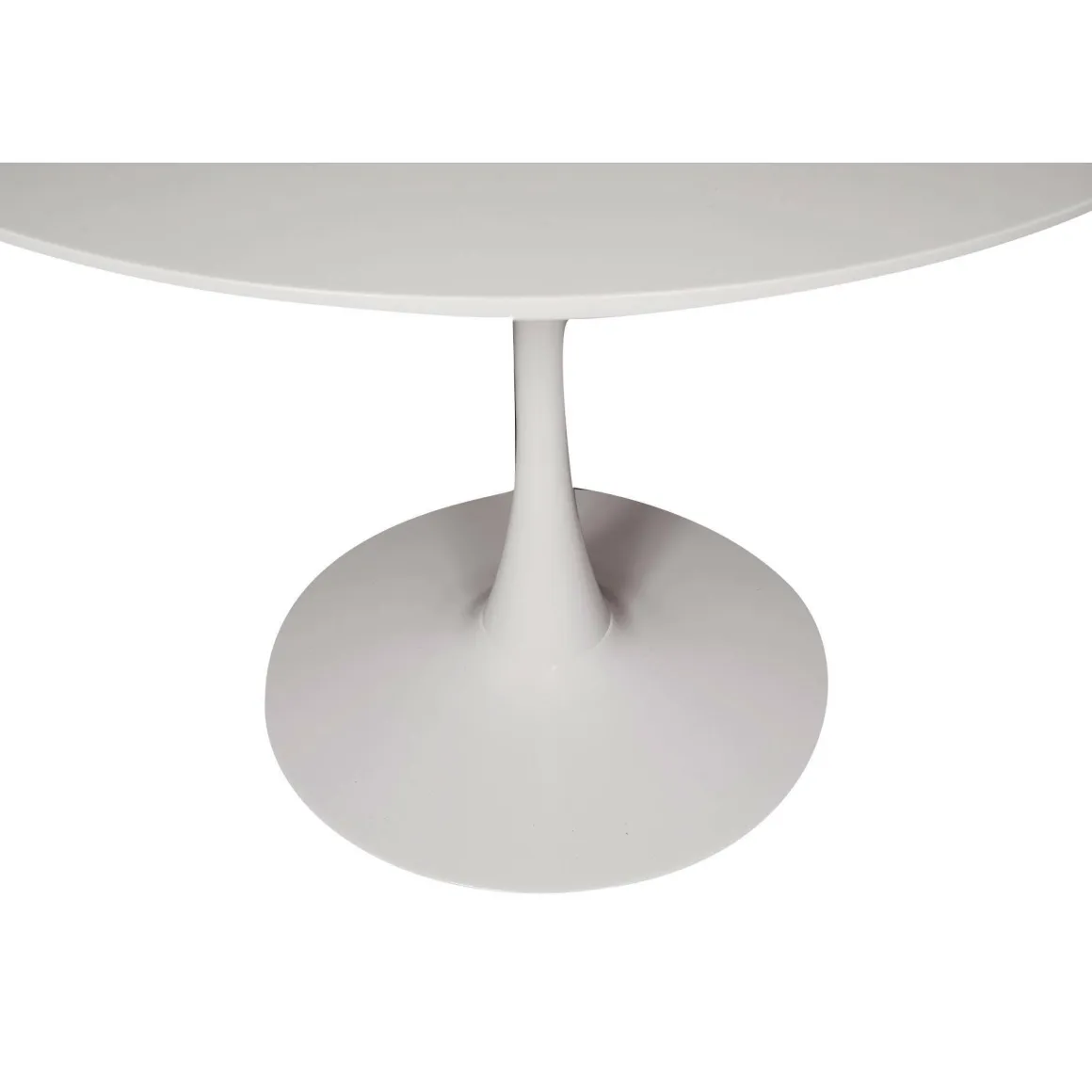 Tavolo rotondo minimal 4 posti bianco 100x100cm - Anubis