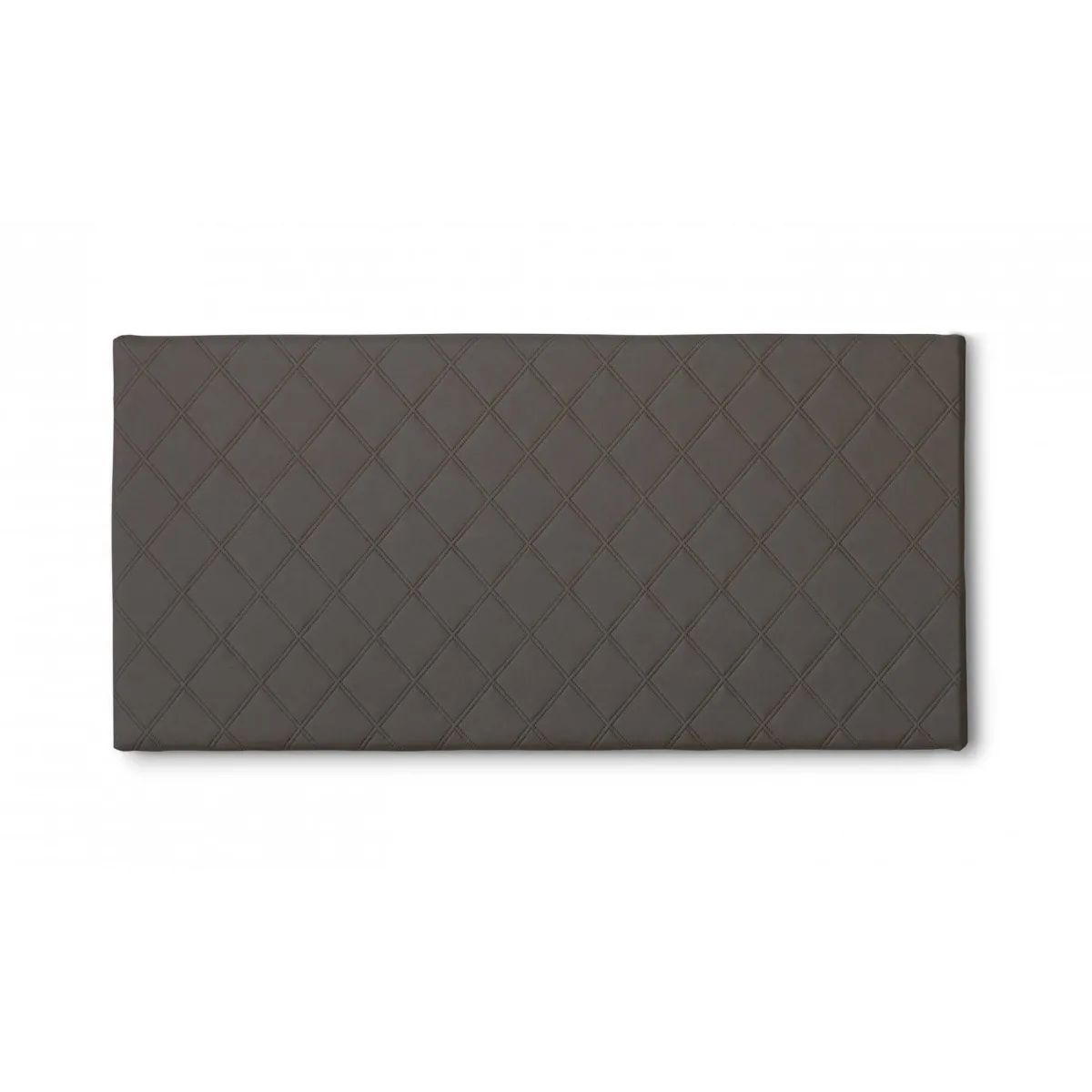 Letti Piazza E Mezza|Letti Piazza E Mezza > Dmora Testiera letto Acca, Cm 130x60, Tortora Grigio