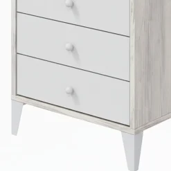 Testiera Letto Bianco Bianco Anticato 248x33 cm, Colore Struttura Bianco - Manduria