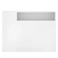 Testiere > Dmora Testiera Letto con Vani Libreria Singolo 23x127 cm - Lander Bianco