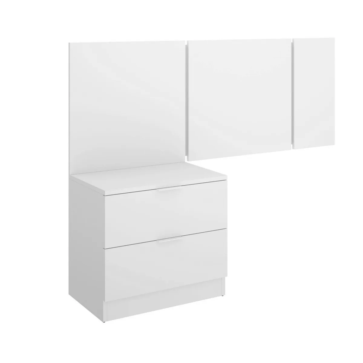 Testiere > Dmora Testiera Letto Matrimoniale 157x34.2 cm, - Chanhom Bianco
