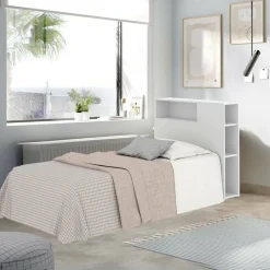 Testiere > Dmora Testiera Letto Singolo 23.4x99 cm, - Haitang Bianco