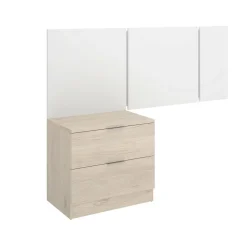 Testiere > Dmora Testiera Letto Marrone Marrone Rovere Matrimoniale Colore Struttura Marrone 157x34.2 cm, Sfumatura Colore Struttura Rovere - Chanhom Marrone, Marrone Rovere