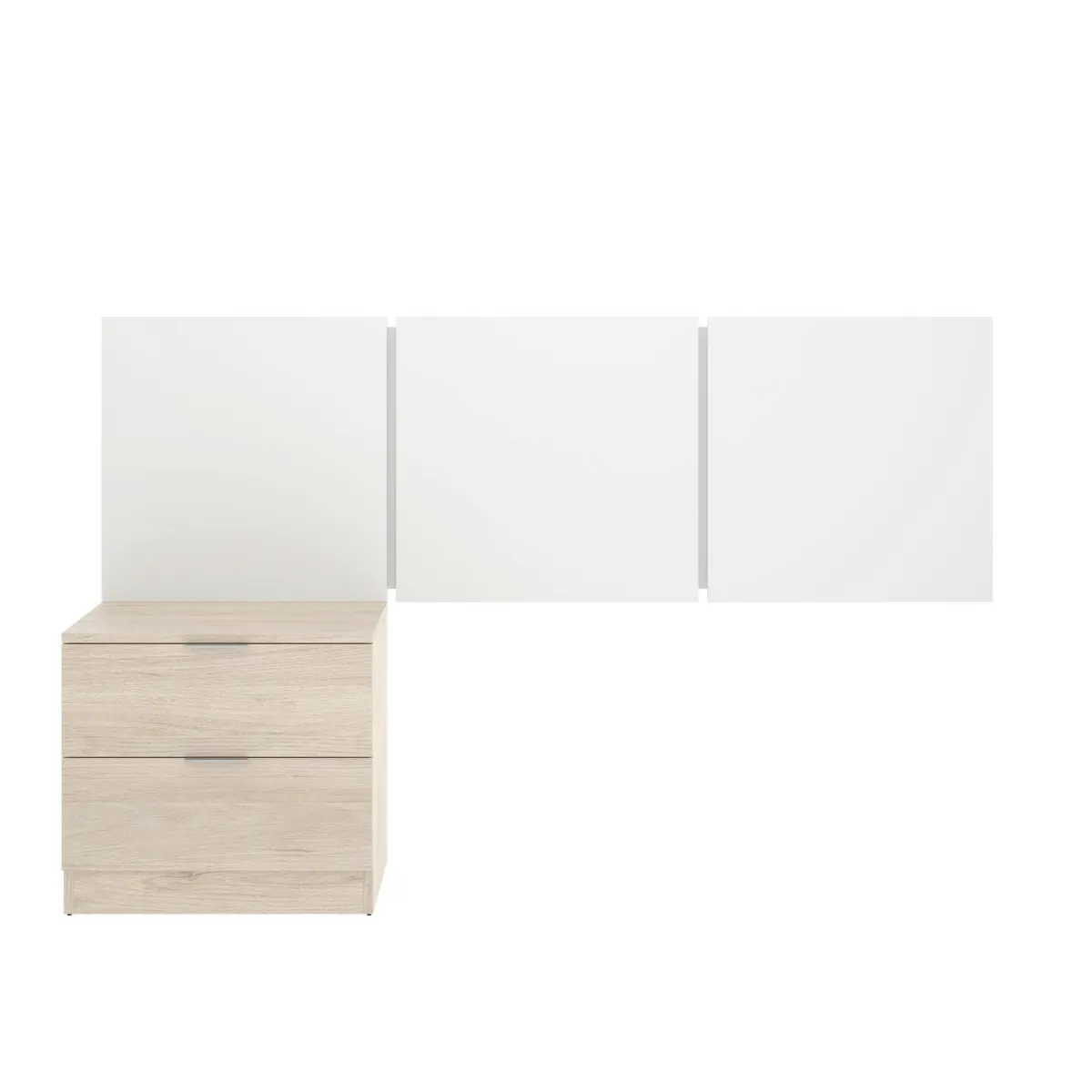 Testiere > Dmora Testiera Letto Marrone Marrone Rovere Matrimoniale Colore Struttura Marrone 157x34.2 cm, Sfumatura Colore Struttura Rovere - Chanhom Marrone, Marrone Rovere