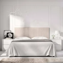 Testiera Letto Marrone Marrone Rovere Matrimoniale Colore Struttura Marrone 258.6x34.2 cm, Sfumatura Colore Struttura Rovere - Nona