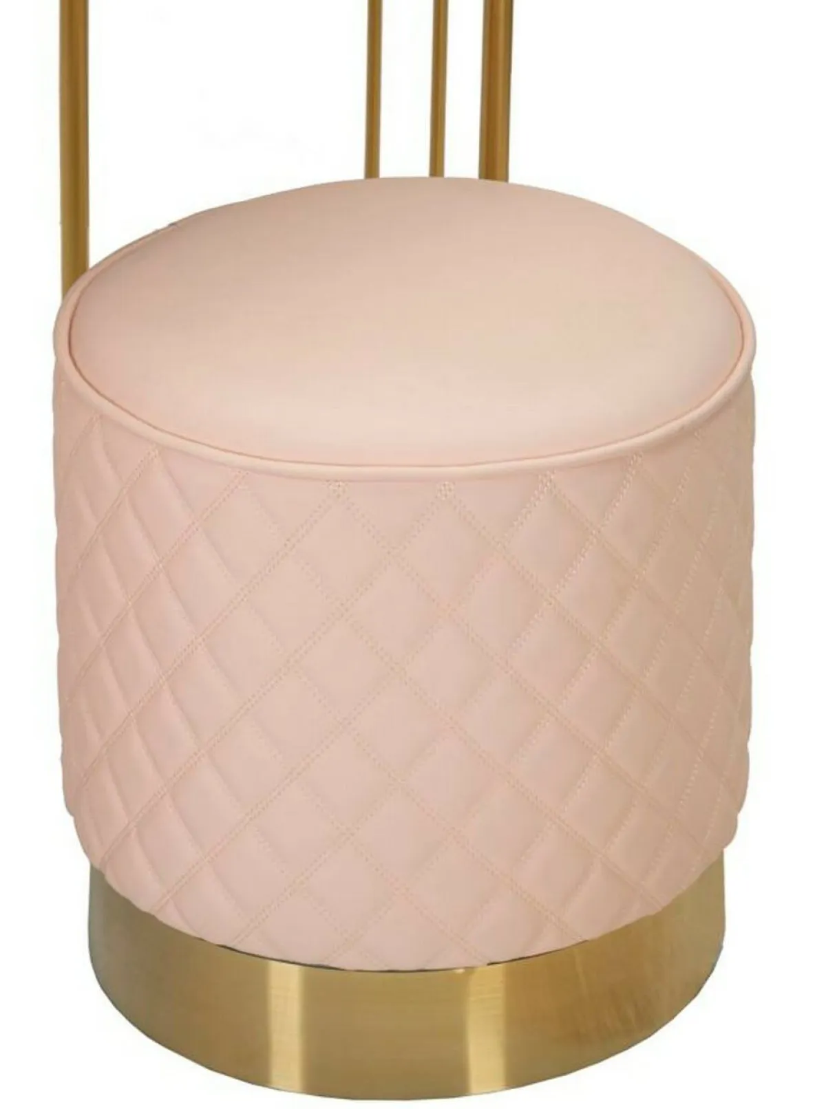 Toelette Trucco > Dmora Toeletta classica vintage 120x40x75h cm rosa e oro - Guidobono Oro, Rosa
