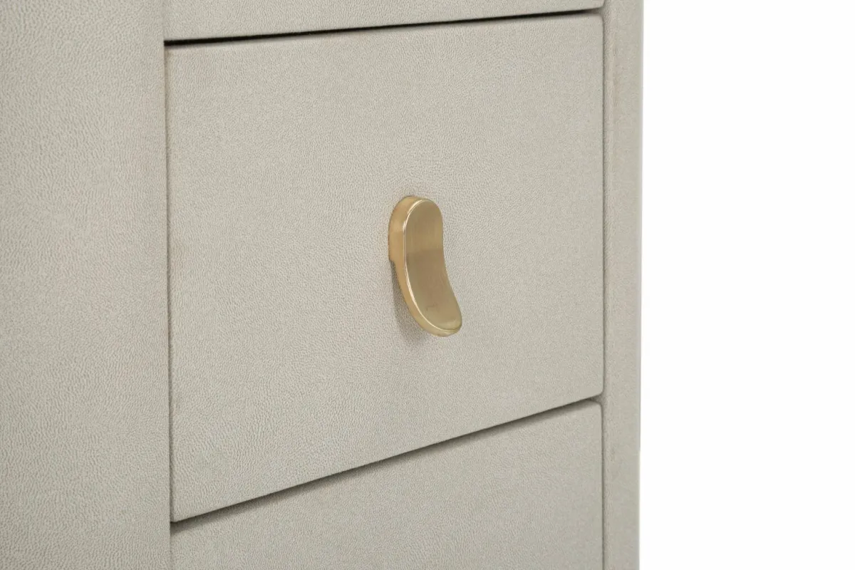 Toelette Trucco > Dmora Toeletta moderna porta trucchi 120x40x75h cm crema e oro - Apoteosi Oro, Bianco Crema