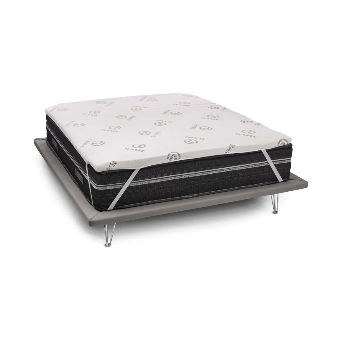 Topper matrimoniale Afella, Anti acaro e Anallergico, Cm 160x190h5