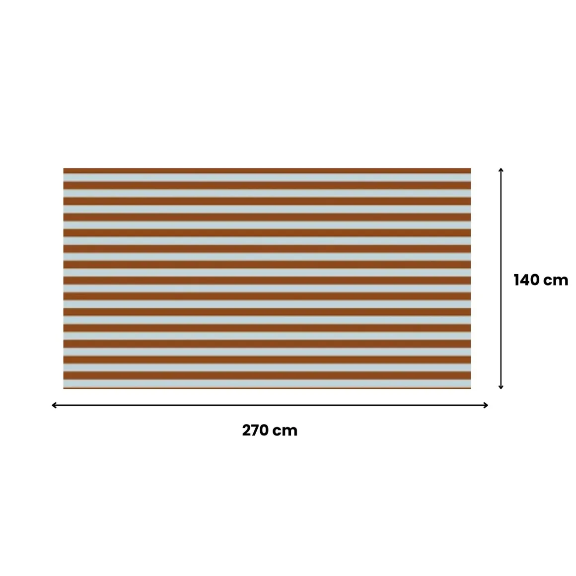 Tovaglie > Dmora Tovaglia rettangolare no stiro 270x140 cm, beige e rosso scuro - Equilibrista - By Sarah Balivo Rosso, Beige Scuro