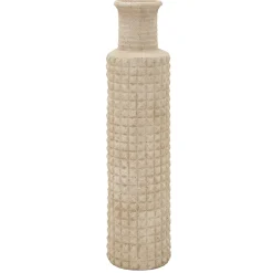 Vaso Beige Finitura Effetto Sabbia Diametro 14 cm, - Fati