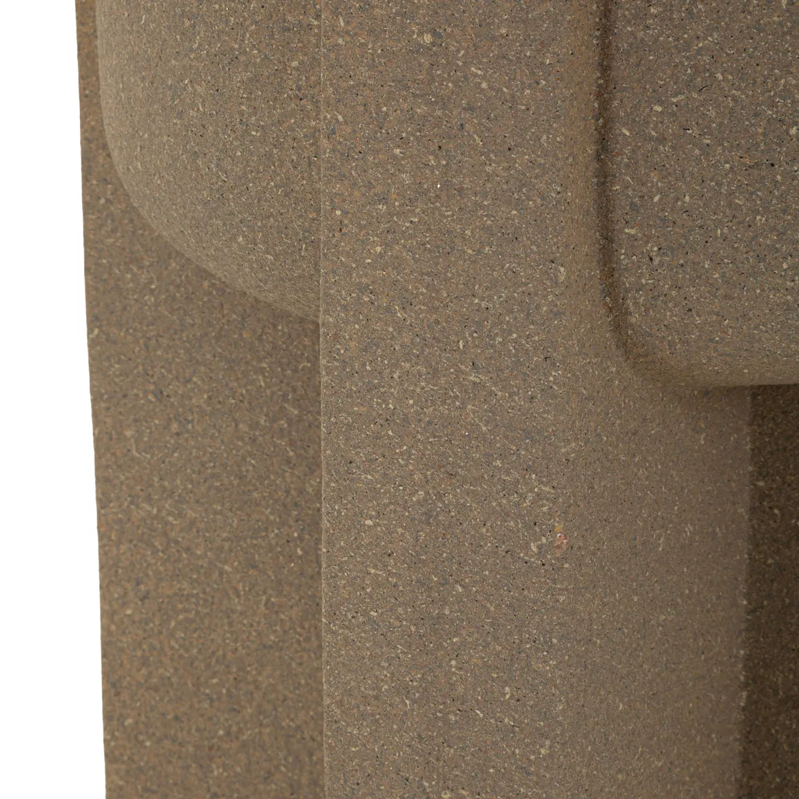 Vaso Beige Finitura Geometrica, - Fatigava