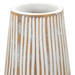 Oggettistica > Dmora Vaso Bianco Crema Beige Colore Struttura Beige Diametro 6 cm, Sfumatura Colore Struttura Crema - Dadalelo Beige, Bianco Crema
