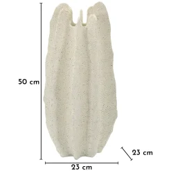 Oggettistica > Dmora Vaso Effetto Marmo Diametro 8.5 cm, Sfumatura Colore Struttura Marmo - Dasibase Bianco Marmo