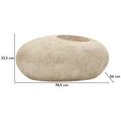 Oggettistica > Dmora Vaso Finitura Effetto Marmo Sfumatura Colore Struttura Marmo, - Gaga Bianco Marmo