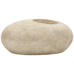 Oggettistica > Dmora Vaso Finitura Effetto Marmo Sfumatura Colore Struttura Marmo, - Gaga Bianco Marmo