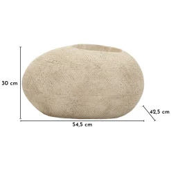 Vaso Bianco Marmo Finitura Effetto Marmo Sfumatura Colore Struttura Marmo, - Gagameha