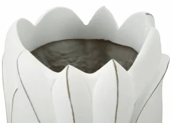 Oggettistica|Vasi > Dmora Vaso Brabbia, 31x31 h69 cm, Bianco
