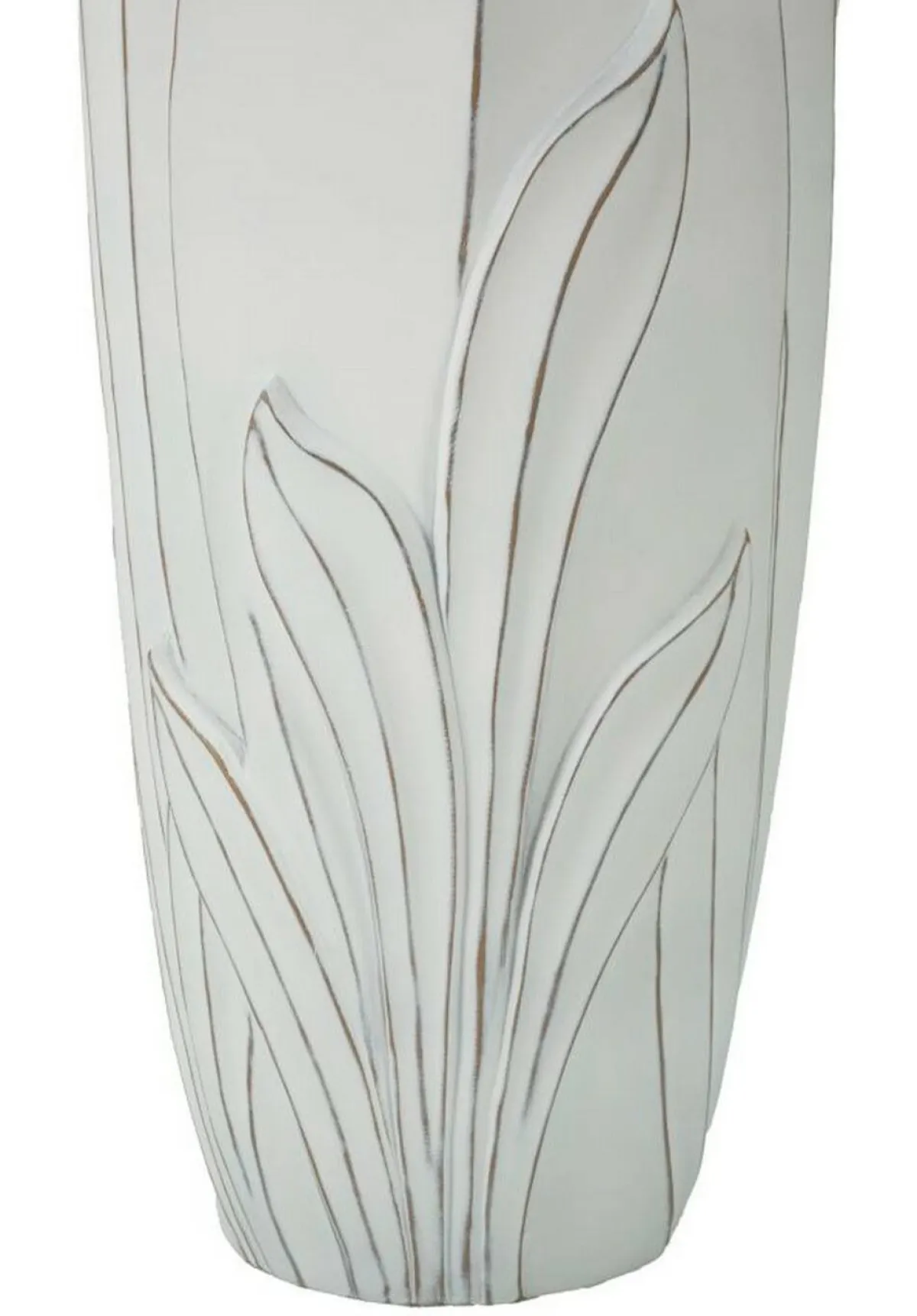 Oggettistica|Vasi > Dmora Vaso Brabbia, 31x31 h69 cm, Bianco