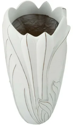 Oggettistica|Vasi > Dmora Vaso Brabbia, 31x31 h69 cm, Bianco