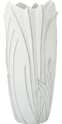 Oggettistica|Vasi > Dmora Vaso Brabbia, 31x31 h69 cm, Bianco