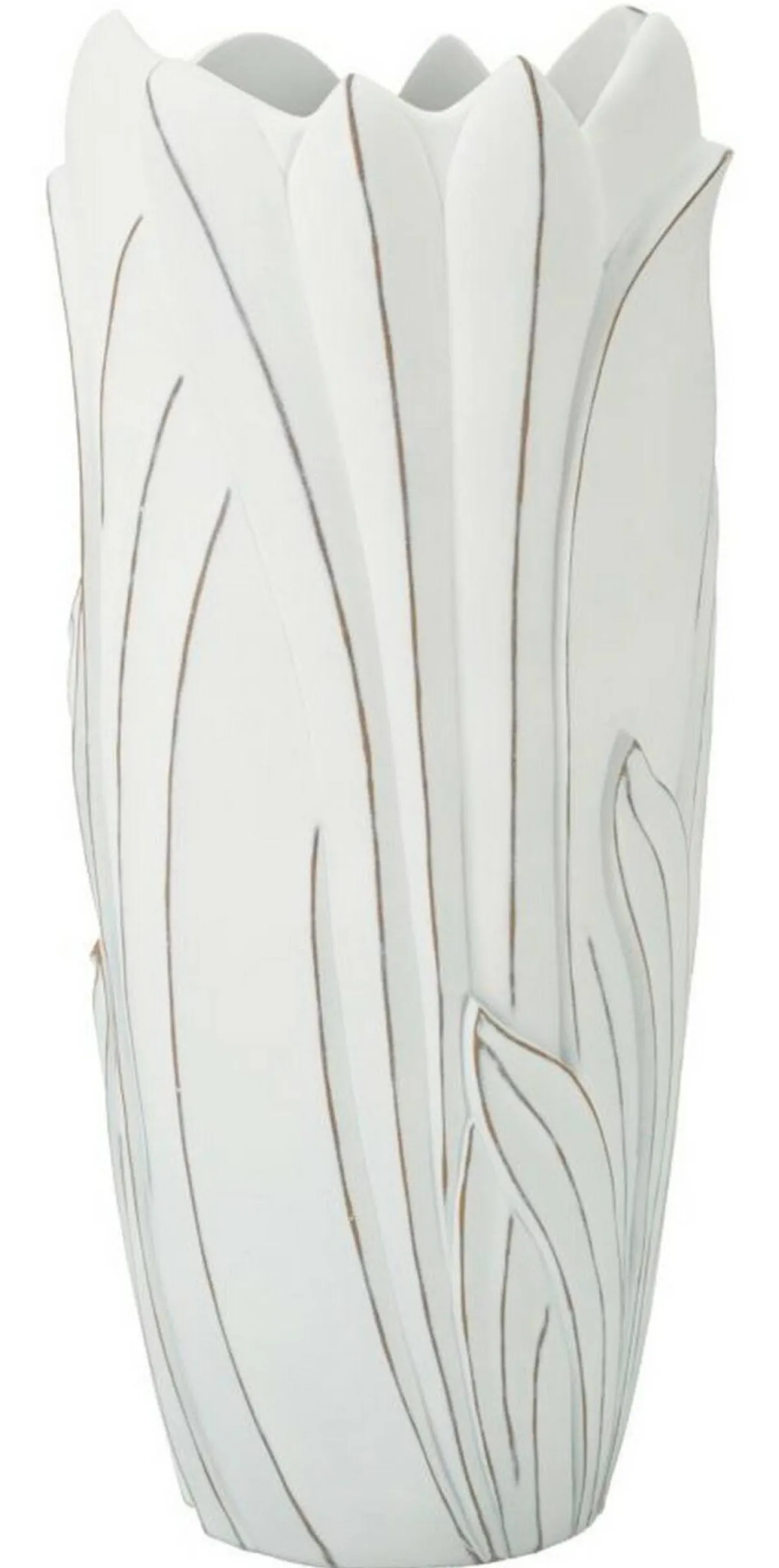 Oggettistica|Vasi > Dmora Vaso Brabbia, 31x31 h69 cm, Bianco