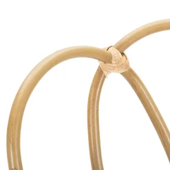 Oggettistica > Dmora Vaso Portavaso Finiture in Rattan Materiale Struttura in Plastica, Sfumatura Colore Struttura Rovere - Dalotami Marrone Rovere