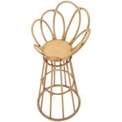 Oggettistica > Dmora Vaso Portavaso Finiture in Rattan Materiale Struttura in Plastica, Sfumatura Colore Struttura Rovere - Dalotami Marrone Rovere