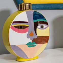 Vaso Multicolore Disegno Moderno Diametro 5 cm, - Basemo