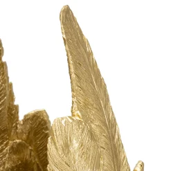 Oggettistica > Dmora Vaso Disegni con Piume, - Bamopa Oro
