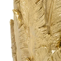 Oggettistica > Dmora Vaso Disegni con Piume, - Bamopa Oro