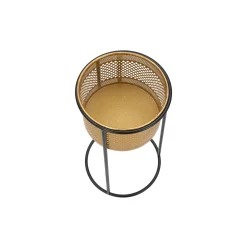 Vaso oro Nero Portavaso Rimovibile Colore Struttura Nero, - Juayua