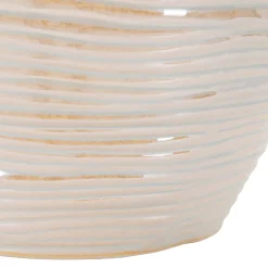 Oggettistica > Dmora Vaso Rosa Bianco Crema Finitura Effetto Materico Colore Struttura Bianco, Sfumatura Colore Struttura Crema - Batobamo Bianco Crema, Rosa