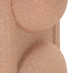 Oggettistica > Dmora Vaso Finitura Geometrica, - Fatone Rosa