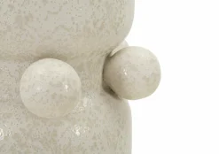 Oggettistica|Vasi > Dmora Vaso Tom, Crema, 16x16 h28 cm Bianco Crema