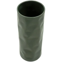 Oggettistica > Dmora Vaso Finitura Effetto Materico, - Fasani Verde