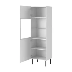 Vetrine > Dmora Vetrina Luzzana, 60x42 h183 cm, Bianco