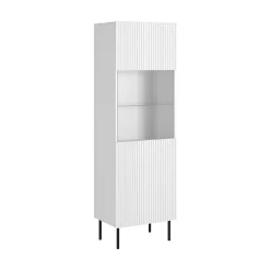 Vetrine > Dmora Vetrina Luzzana, 60x42 h183 cm, Bianco