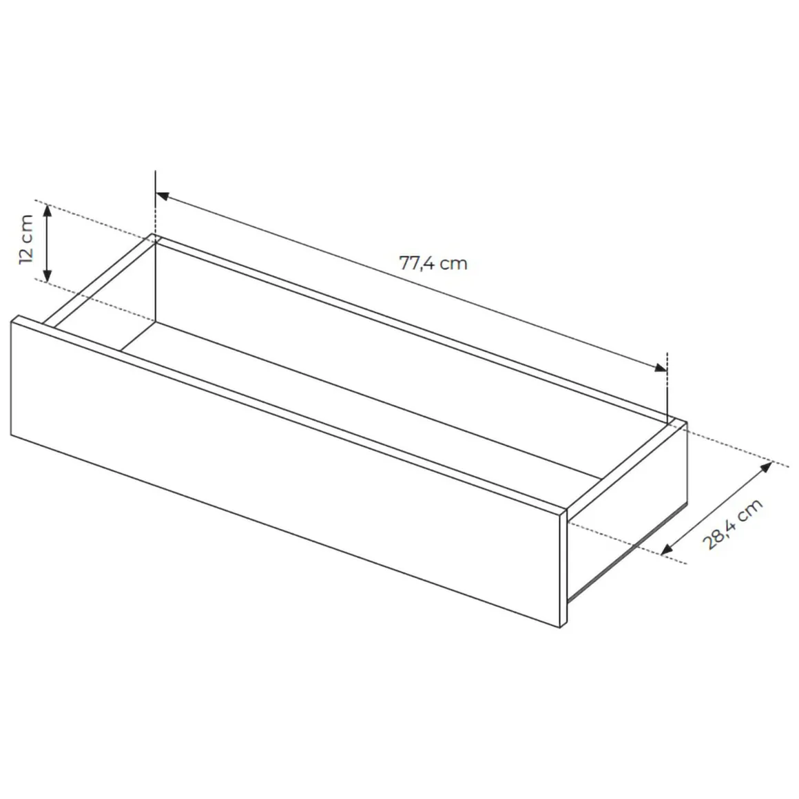 Vetrina Marrone Noce Trasparente 4 Ripiani 2 Cassetti 92x39x195h cm, 2 Ante - Lafafasa