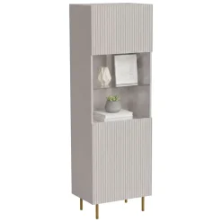 Vetrina Raccuja, 60x42 h183 cm, Beige
