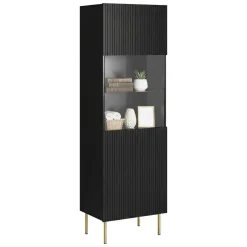 Vetrine > Dmora Vetrina Raccuja, 60x42 h183 cm, Nero